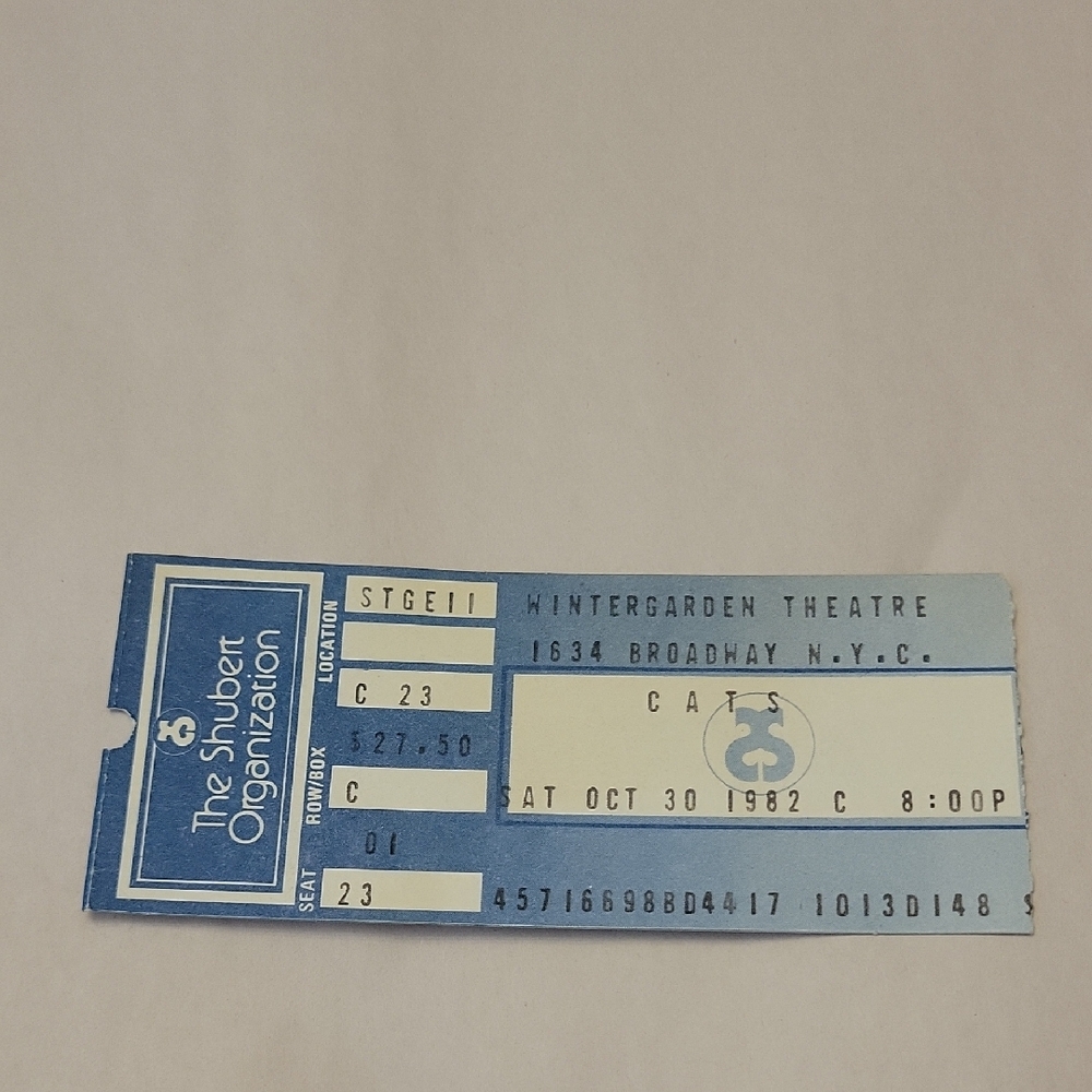 Cats / Winter Garden Theatre Ticket